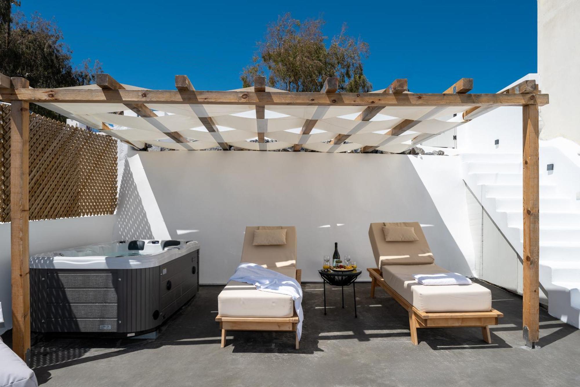 Angeleve Villa With Private Jacuzzi Fira  Exterior photo